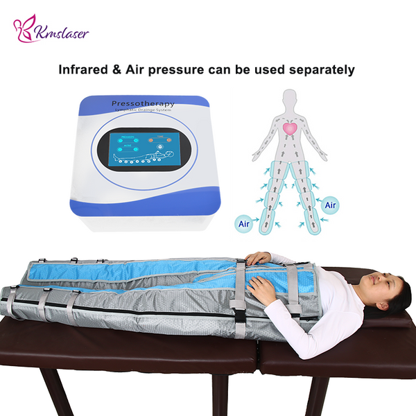 Non-invasive treatment effective and painless air pressure compression and decompression pressotherapie lymphatic drainage pressotherapy machines