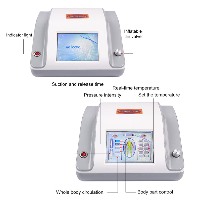 Professional Pressotherapy Lymphatic Drainage 360mmHg air pressure Suit Infrared Therapy Weight Loss Machine