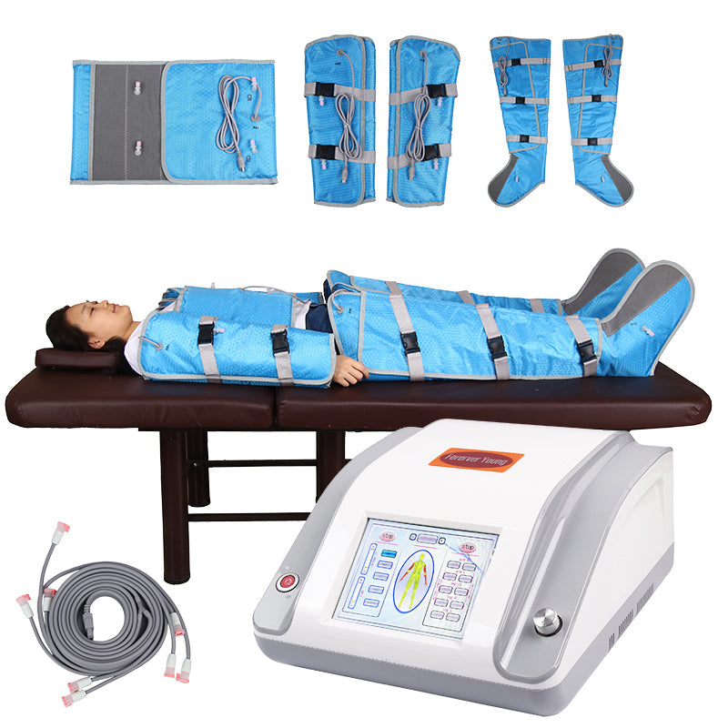 Professional Pressotherapy Lymphatic Drainage 360mmHg air pressure Suit Infrared Therapy Weight Loss Machine