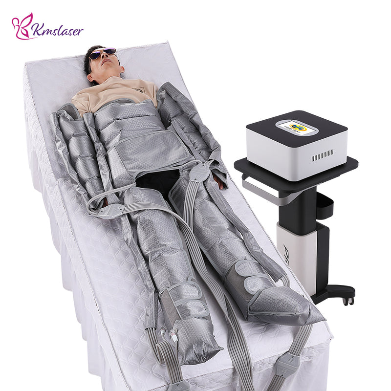 KMSLASER 24 air bags blood circulation massage pressotherapy machines physiotherapy device compression massage device