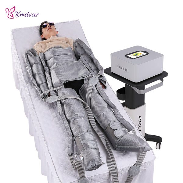 KMSLASER 24 air bags blood circulation massage pressotherapy machines physiotherapy device compression massage device