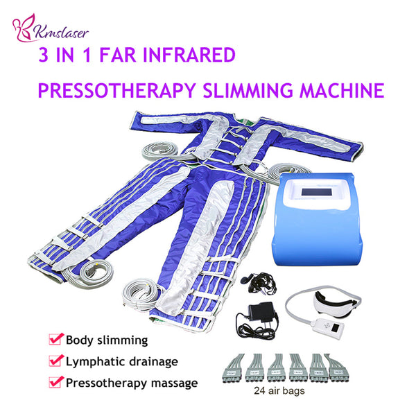 Infrared Air Pressure Bags Pressotherapy Lymph Drainage Body Massage System