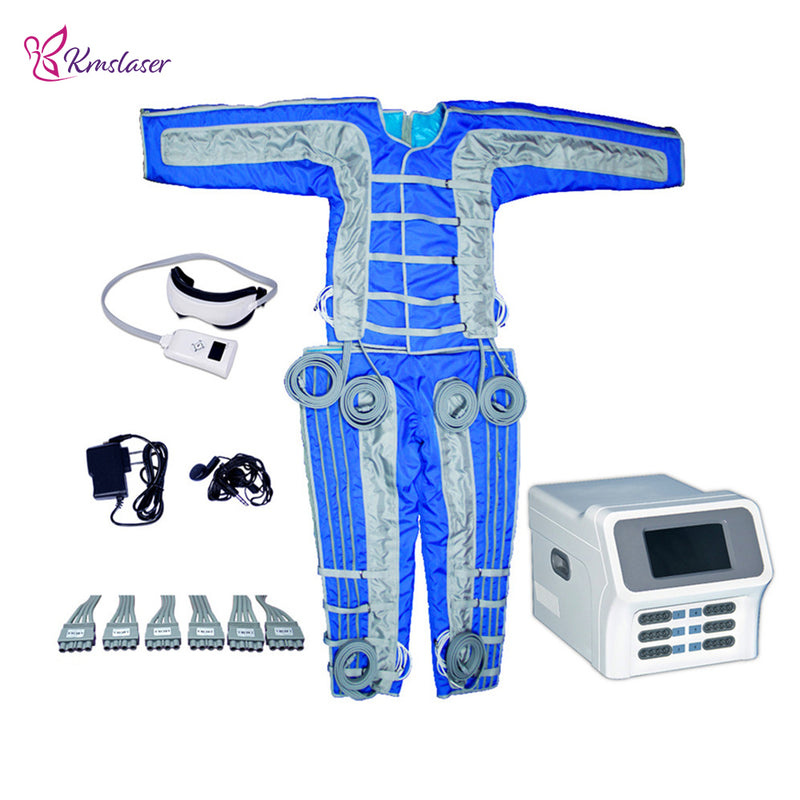 TOP SALE 24 air chamber Far infrared pressotherapy machine / pressotherapy slimming lymphatic drainage machine