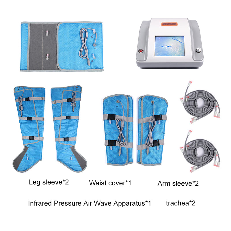 Professional Pressotherapy Lymphatic Drainage 360mmHg air pressure Suit Infrared Therapy Weight Loss Machine