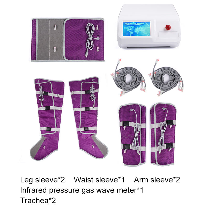 360mmHg air pressure Infrared Lymph Drainage Suit Detox maquina presoterapia Machine Pressotherapy Lymphatic Drainage Massage Pressotherapy Machine