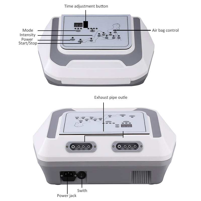 Pressotherapy Massager Air Pressure Body Massage Slimming Machine Lymphatic Detox Pressing Machine Weight Loss