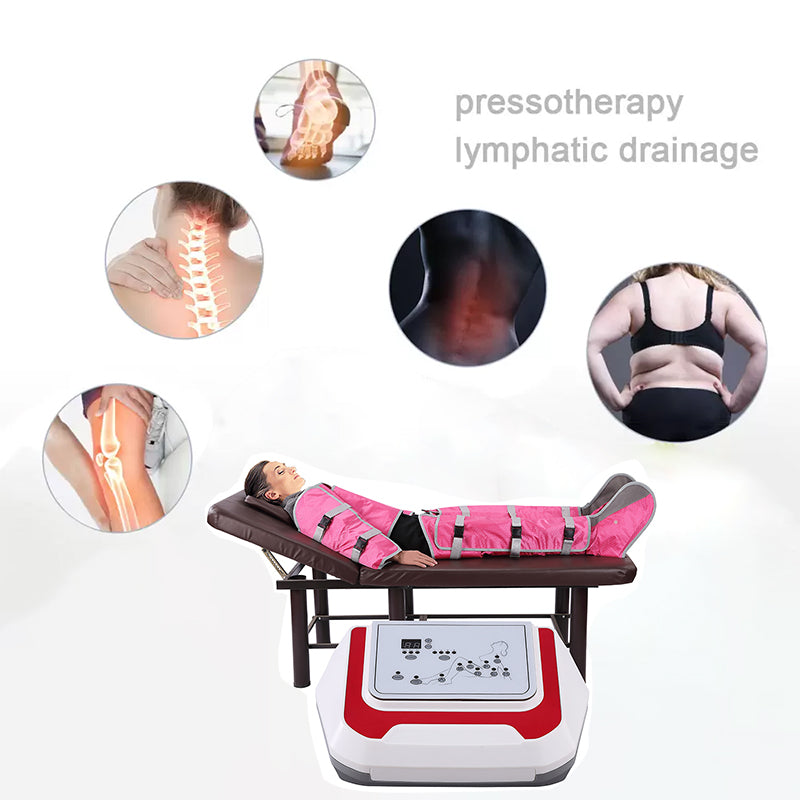 Pressotherapy Massager Air Pressure Body Massage Slimming Machine Lymphatic Detox Pressing Machine Weight Loss