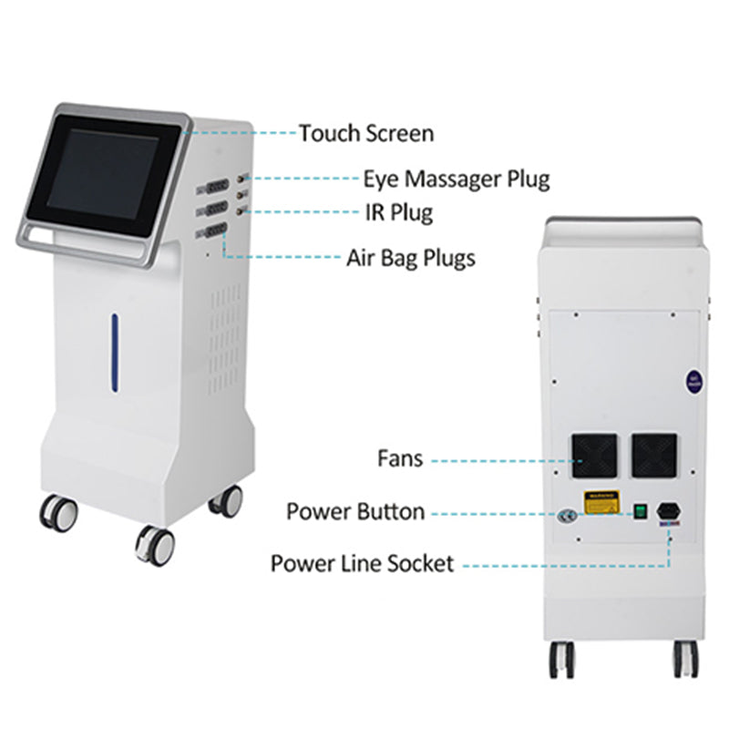 Standing Lymph Lymphatic Drainage Air Compression Leg Massager Equipment Lymphdrainage Pressotherapy Pressoterapia Machine