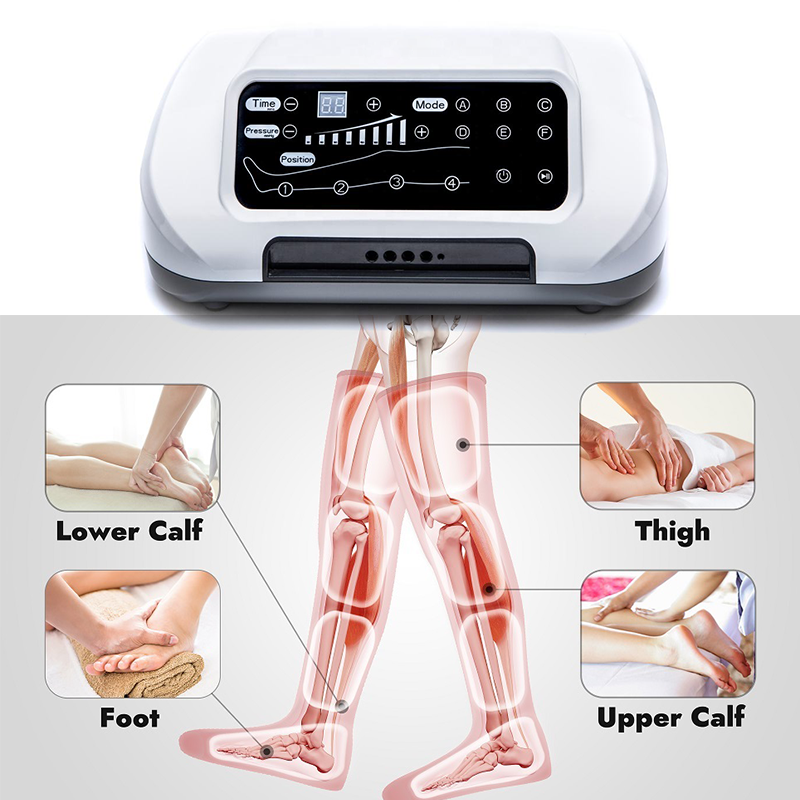 Presoterapia profesional Pressotherapy Body Shaping lymphedema massage Air Compression Leg therapy machine with CE