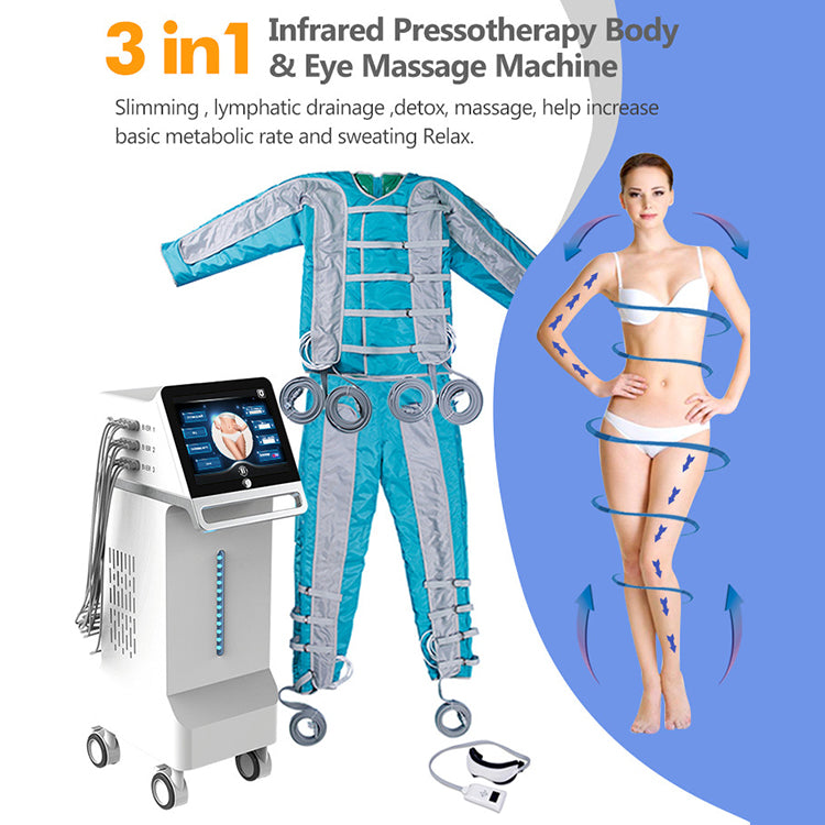 Standing Lymph Lymphatic Drainage Air Compression Leg Massager Equipment Lymphdrainage Pressotherapy Pressoterapia Machine