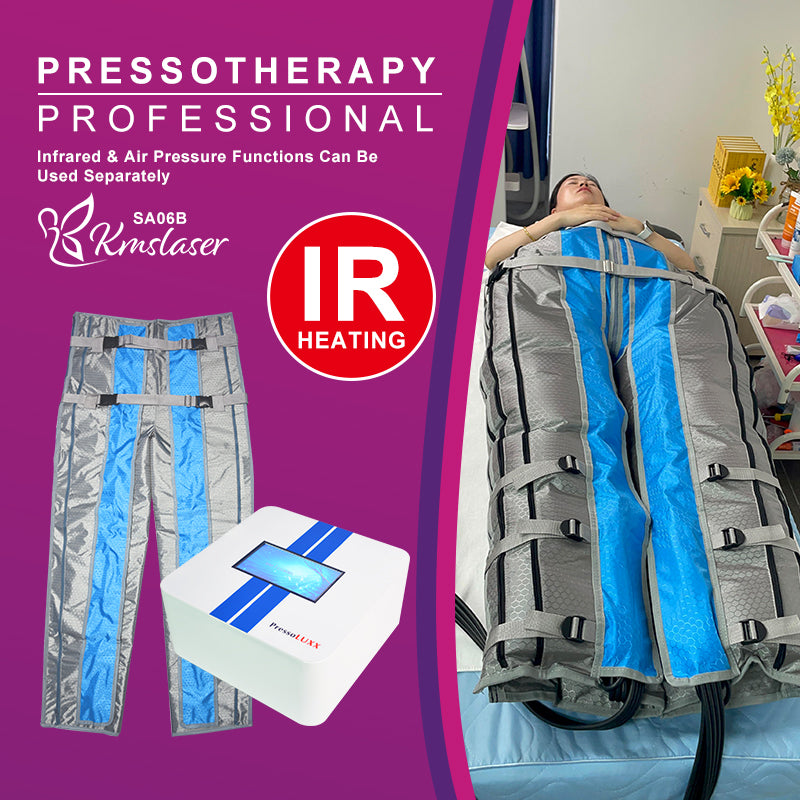 KMSLASER Pressotherapy presoterapie Machine IR heating Lymphatic Drainage