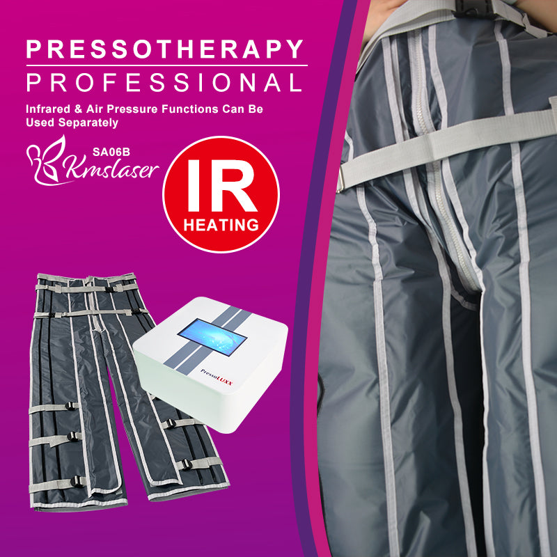 New 16 airbags Pressotherapy machine presoterapia botas Pressotherapie para adelgazar Kmslaser