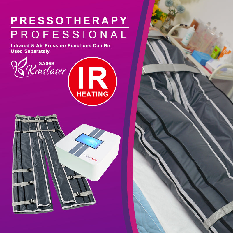 New 16 airbags Pressotherapy machine presoterapia botas Pressotherapie para adelgazar Kmslaser