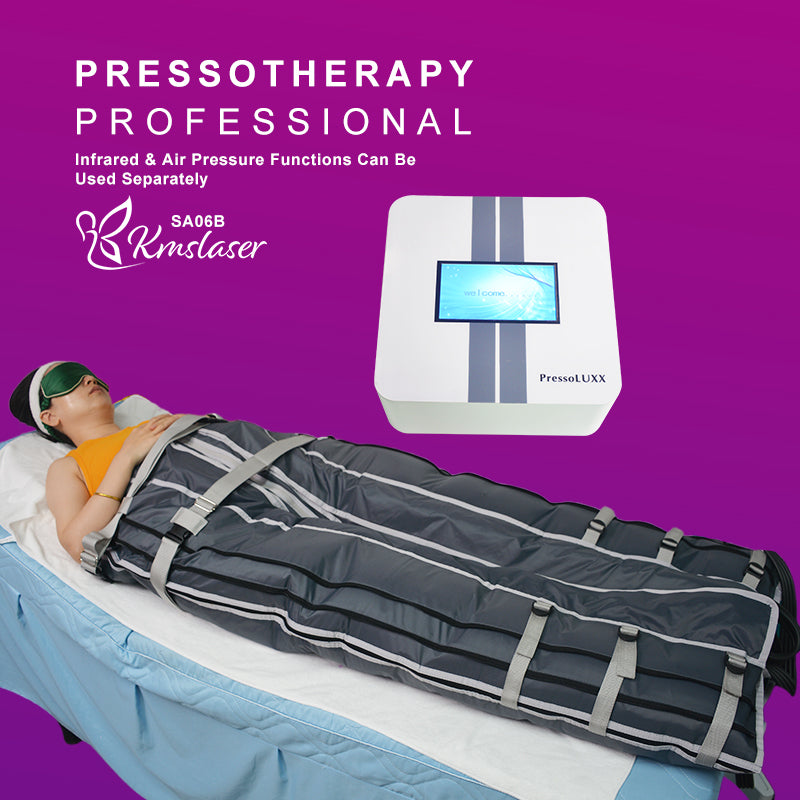 New 16 airbags Pressotherapy machine presoterapia botas Pressotherapie para adelgazar Kmslaser