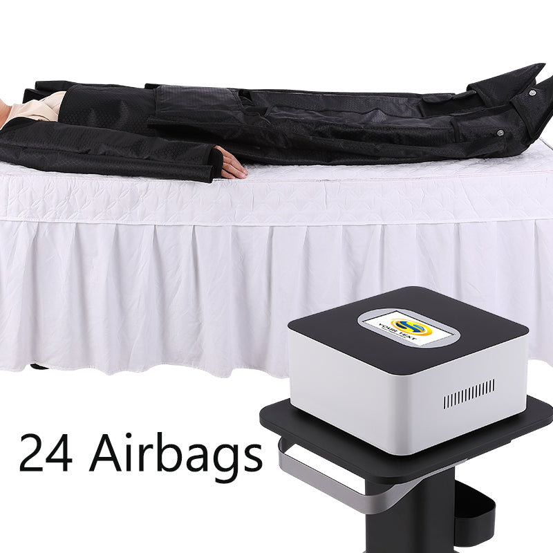 KMSLASER 24 air bags blood circulation massage pressotherapy machines physiotherapy device compression massage device