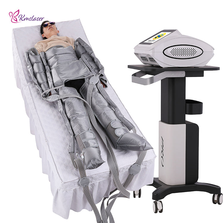 Kmslaser 24 air bags air pressure body slimming machine pressotherapy device