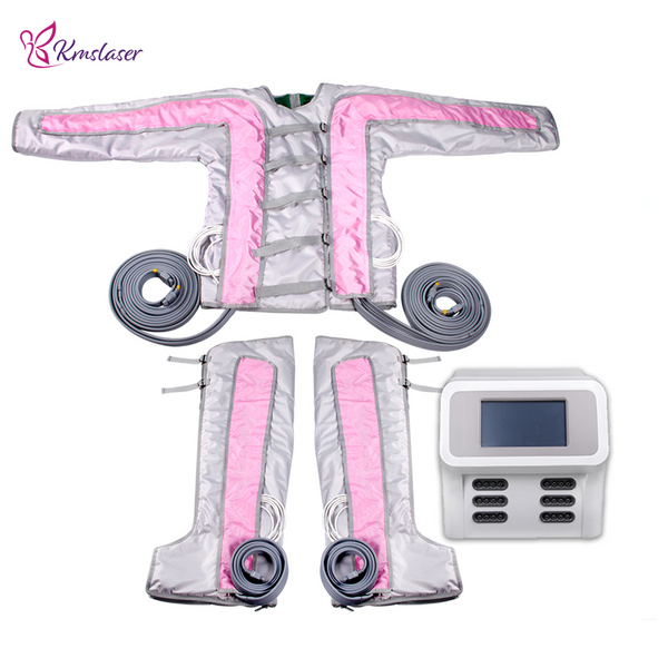 Infrared pressotherapy jacket +leg massage lymphatic drainage machine/body slimming presoterapia heat press machine sauna suit