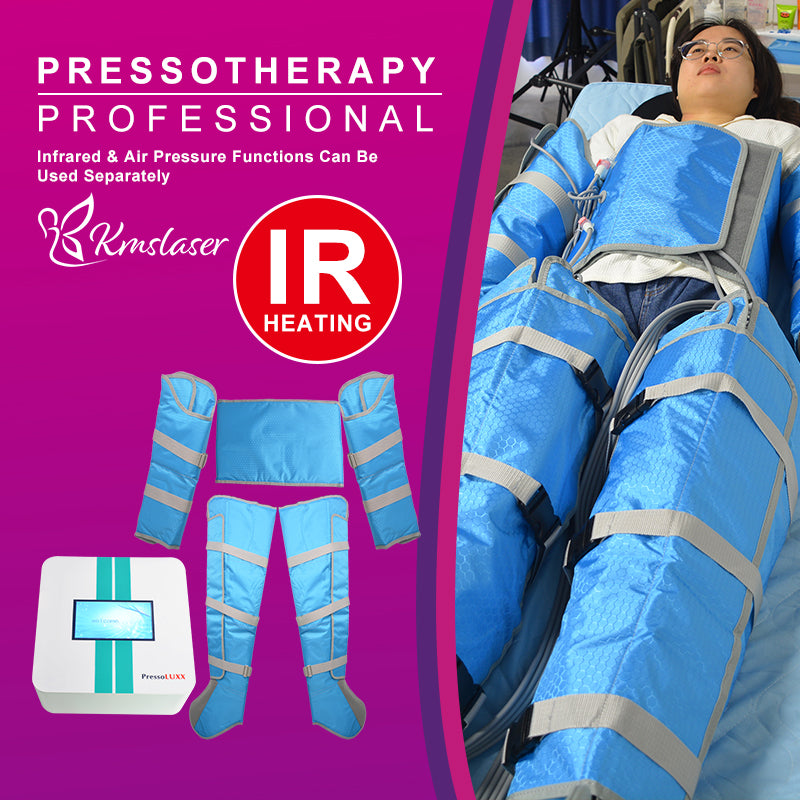 Máquina de terapia infrarroja con traje de presión de aire y drenaje linfático Pressluxx de KMSLASER