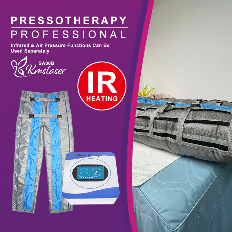 Professional Pressotherapy presoterapie Machine IR heating Relax Airflow Kmslaser