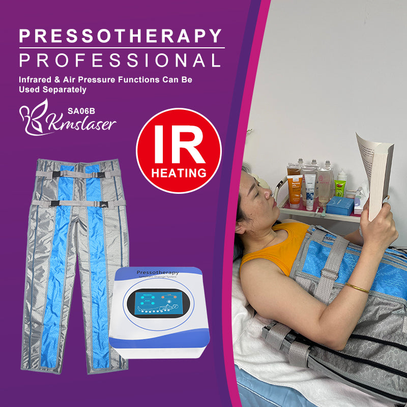 Professional Pressotherapy presoterapie Machine IR heating Relax Airflow Kmslaser