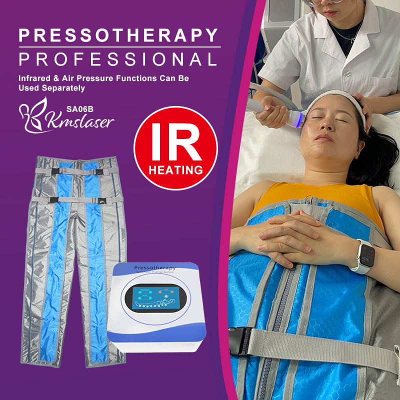 Professional Pressotherapy presoterapie Machine IR heating Relax Airflow Kmslaser