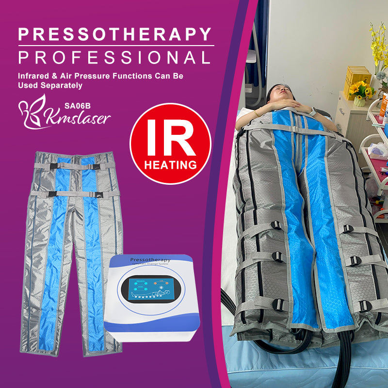 Professional Pressotherapy presoterapie Machine IR heating Relax Airflow Kmslaser