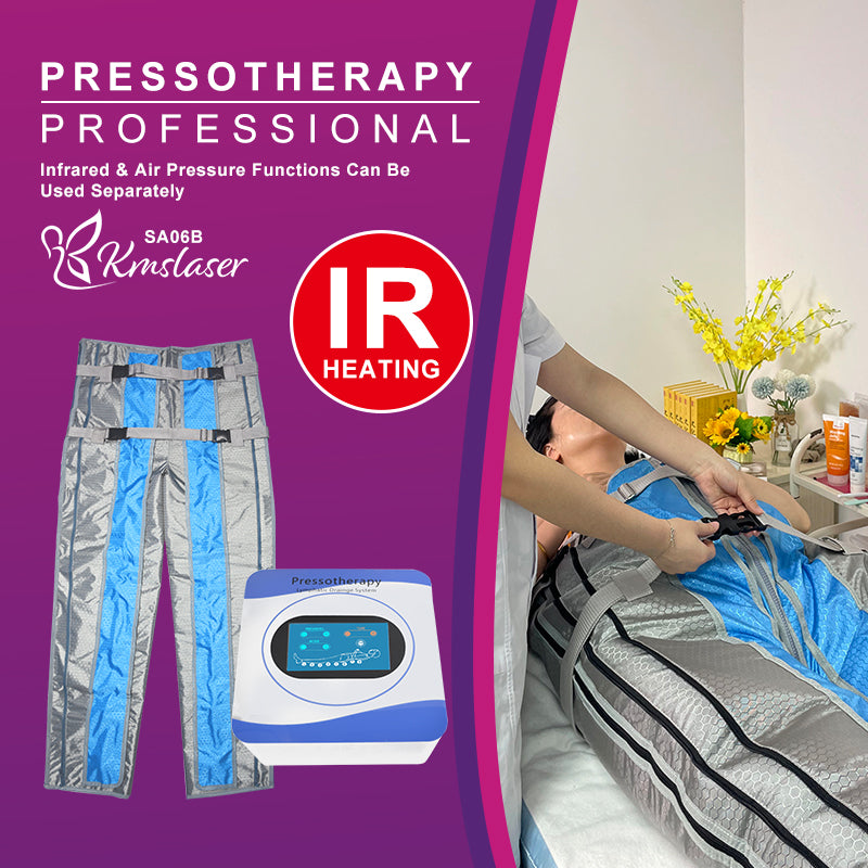 Professional Pressotherapy presoterapie Machine IR heating Relax Airflow Kmslaser