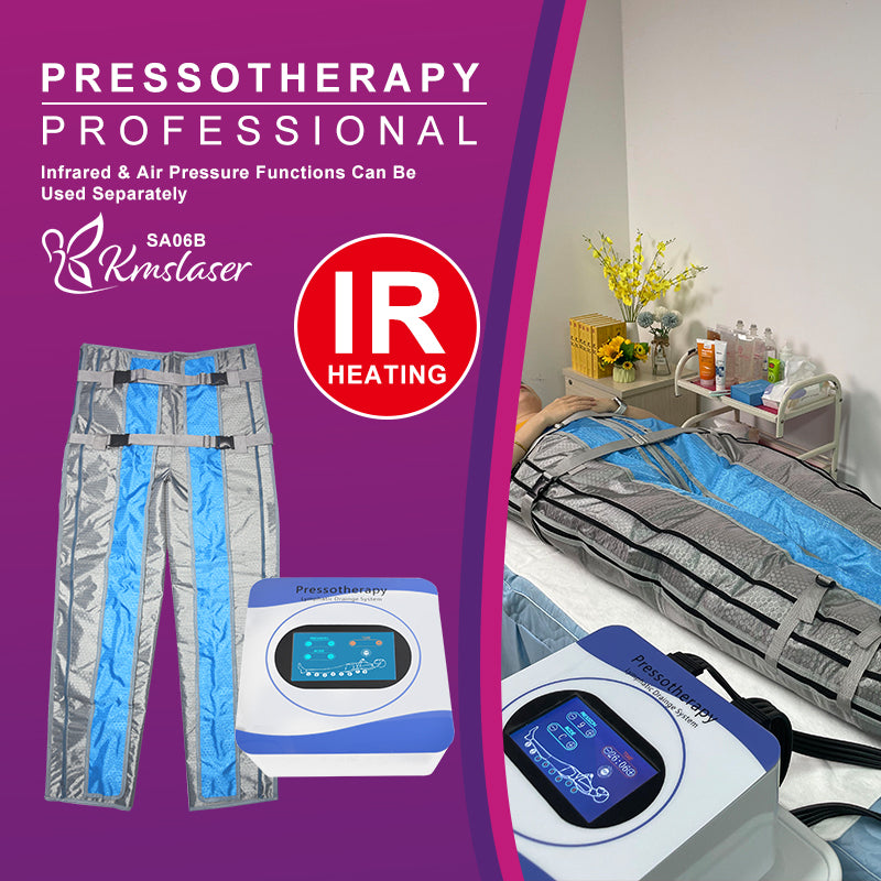 Professional Pressotherapy presoterapie Machine IR heating Relax Airflow Kmslaser