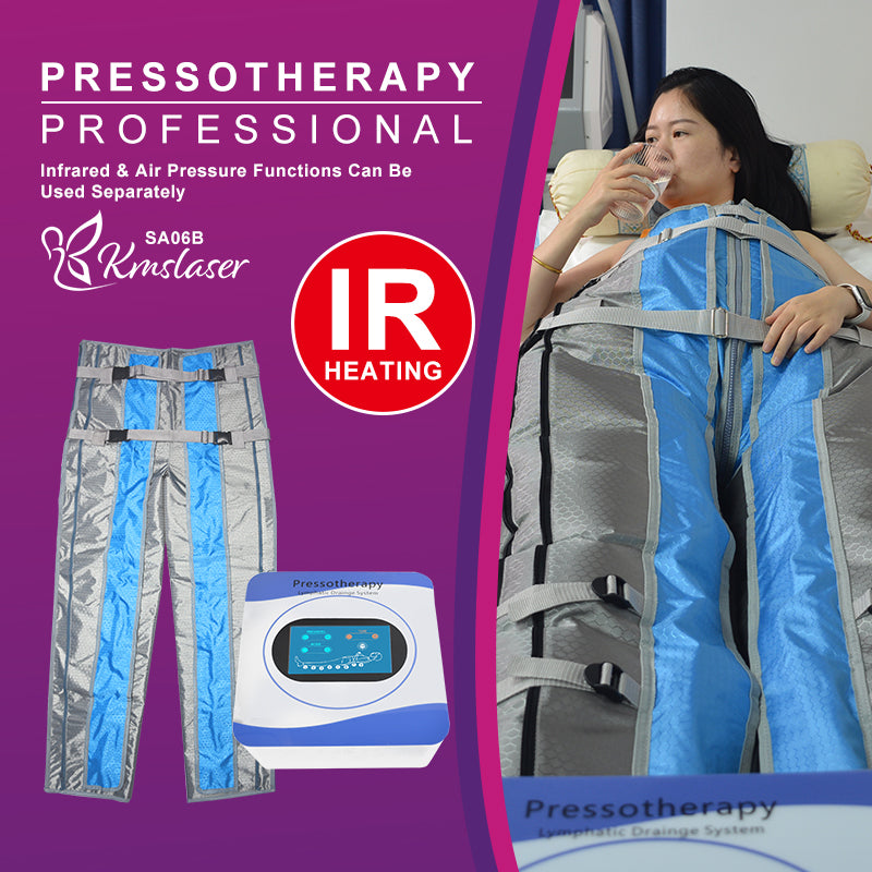 Professional Pressotherapy presoterapie Machine IR heating Relax Airflow Kmslaser