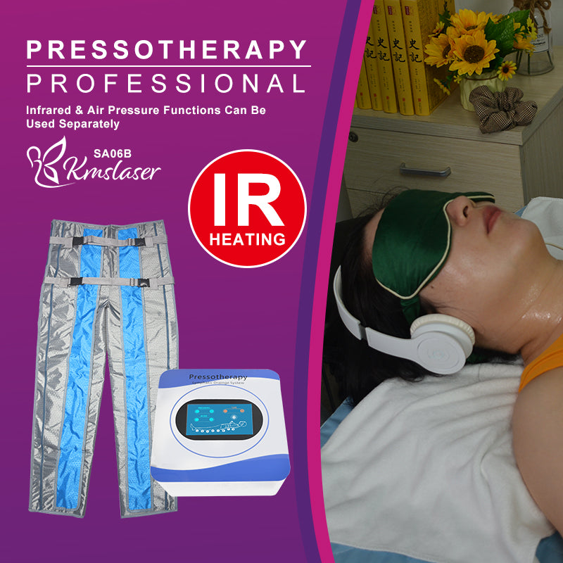 Professional Pressotherapy presoterapie Machine IR heating Relax Airflow Kmslaser